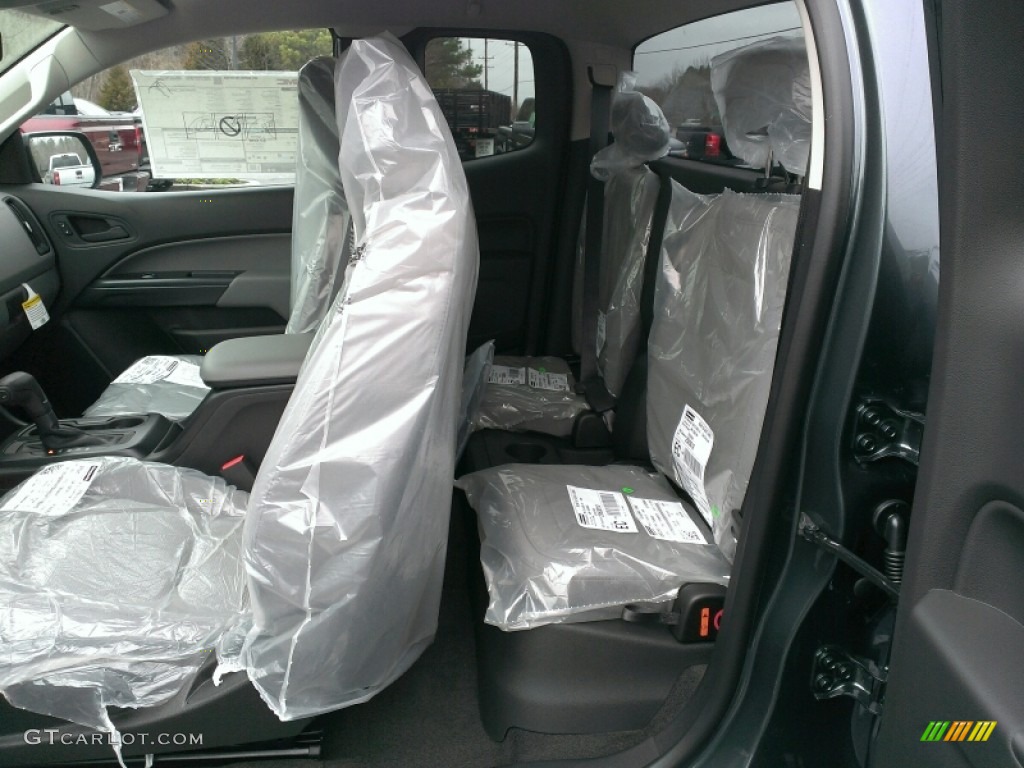 Jet Black/Dark Ash Interior 2015 GMC Canyon Extended Cab 4x4 Photo #100704140