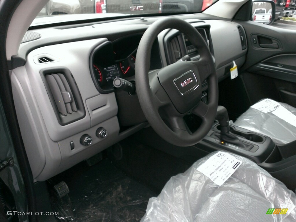 2015 GMC Canyon Extended Cab 4x4 Jet Black/Dark Ash Dashboard Photo #100704194