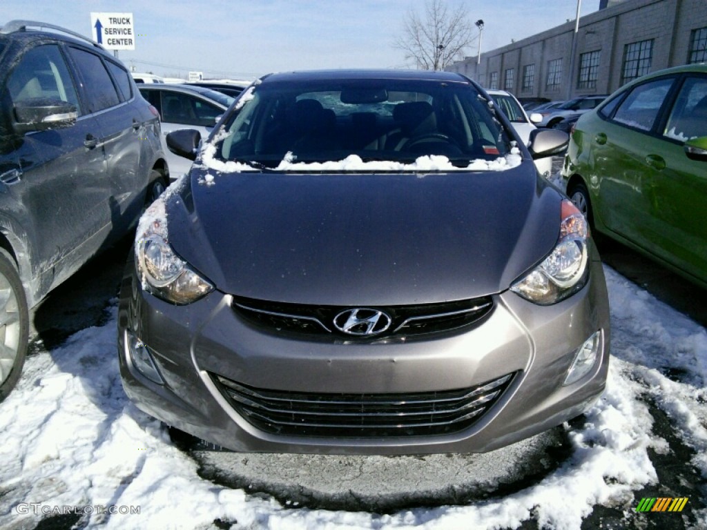 2012 Elantra Limited - Desert Bronze / Black photo #2