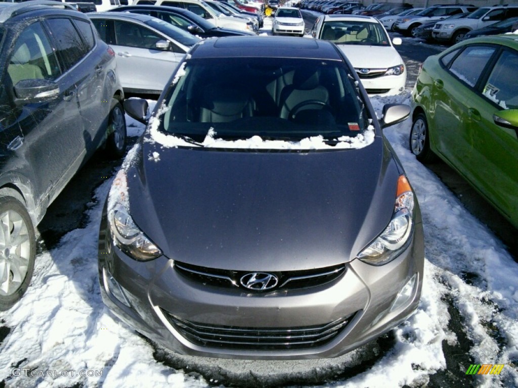 2012 Elantra Limited - Desert Bronze / Black photo #3