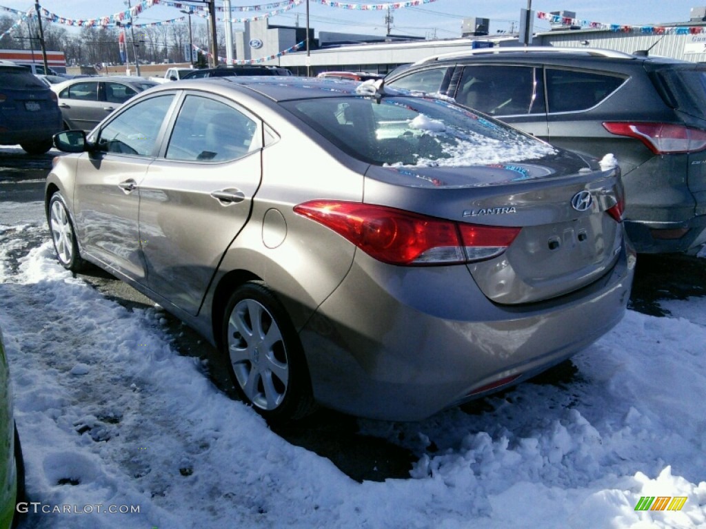 2012 Elantra Limited - Desert Bronze / Black photo #5