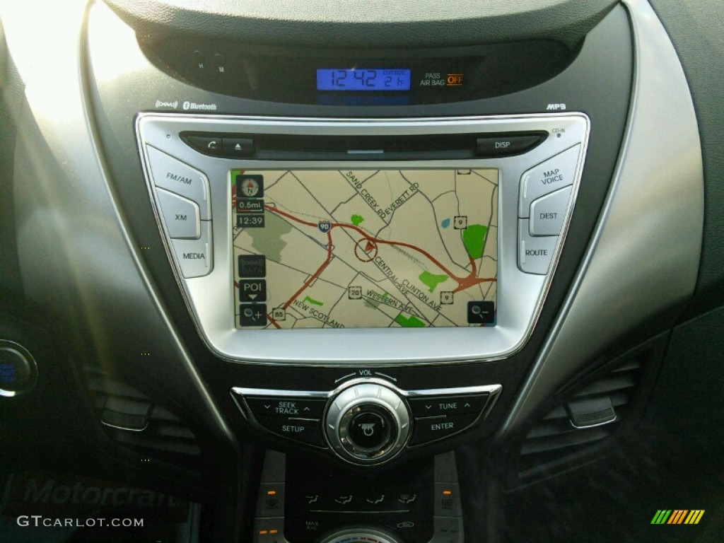 2012 Elantra Limited - Desert Bronze / Black photo #12