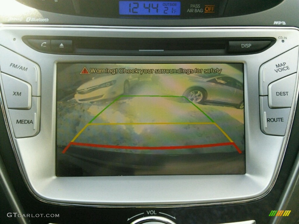 2012 Elantra Limited - Desert Bronze / Black photo #17