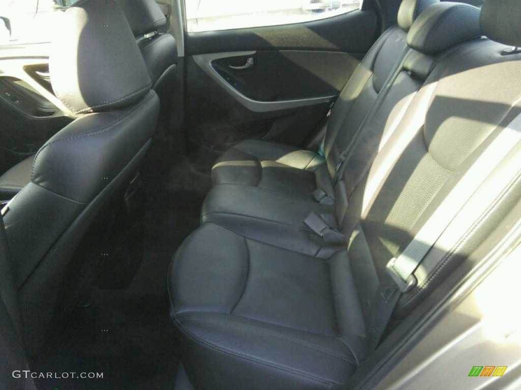 2012 Elantra Limited - Desert Bronze / Black photo #19