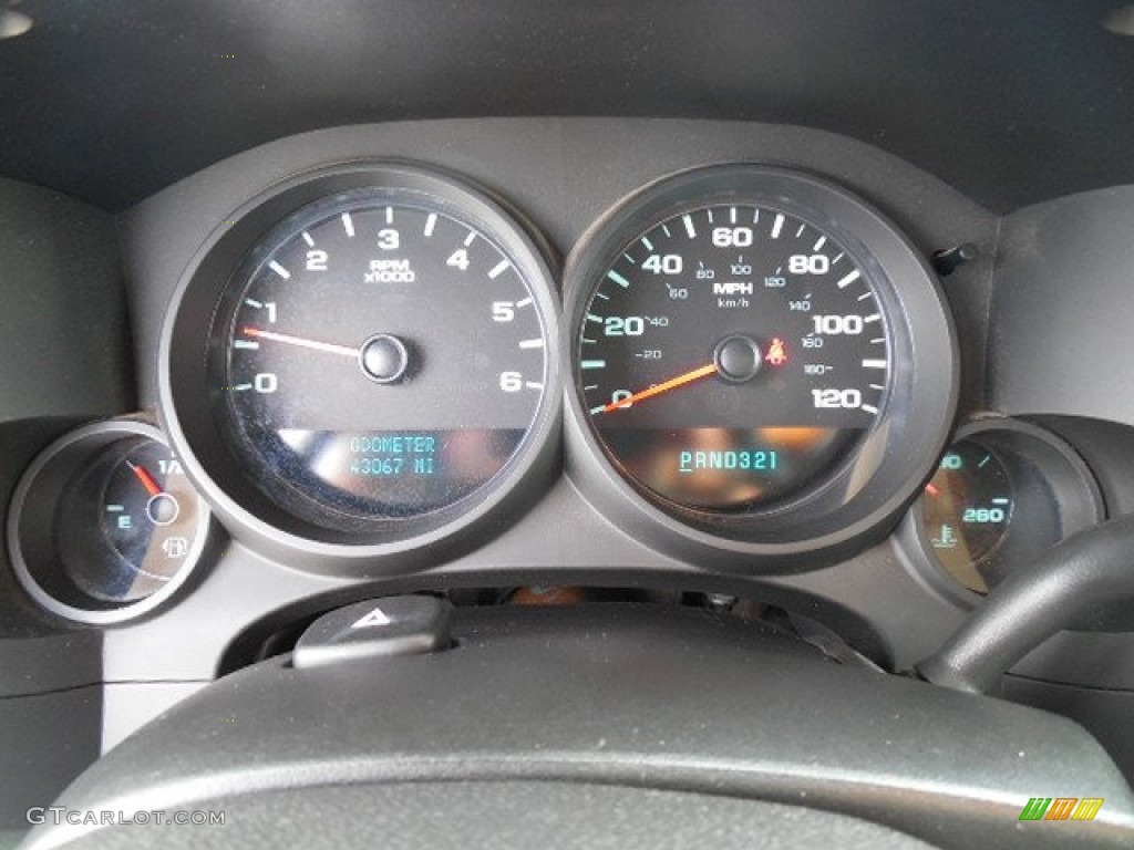 2010 Silverado 1500 LS Extended Cab - Taupe Gray Metallic / Dark Titanium photo #18