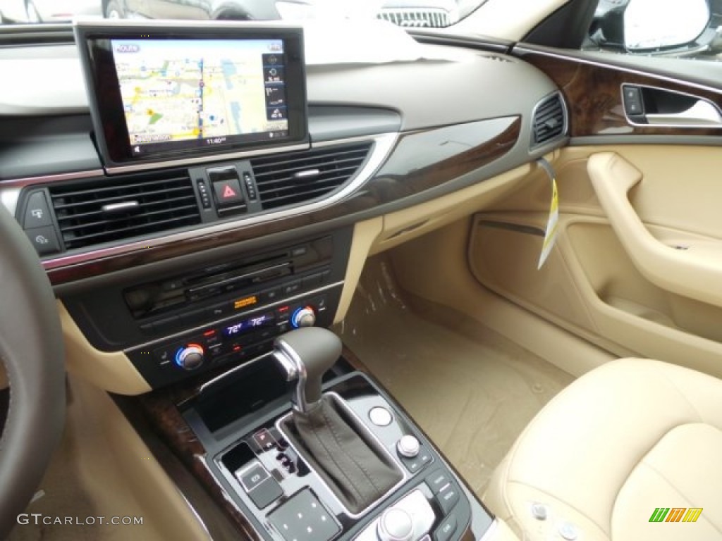 2015 A6 2.0T Premium Plus Sedan - Brilliant Black / Velvet Beige photo #14