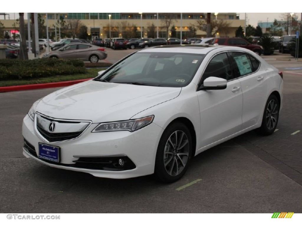 2015 TLX 3.5 Advance SH-AWD - Bellanova White Pearl / Ebony photo #3