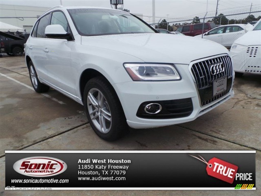 2015 Q5 2.0 TFSI Premium Plus quattro - Glacier White Metallic / Pistachio Beige photo #1