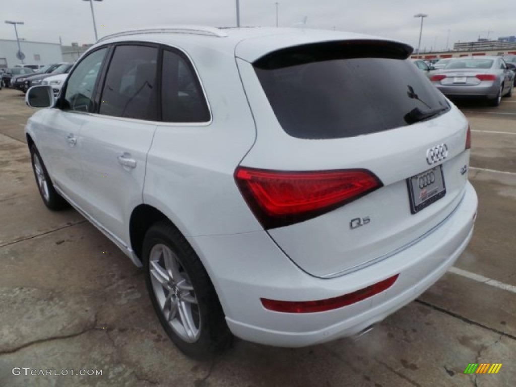 2015 Q5 2.0 TFSI Premium Plus quattro - Glacier White Metallic / Pistachio Beige photo #5