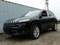 2015 Brilliant Black Crystal Pearl Jeep Cherokee Limited 4x4  photo #1