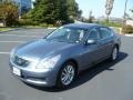 2008 Lakeshore Slate Light Blue Infiniti G 35 Journey Sedan  photo #3