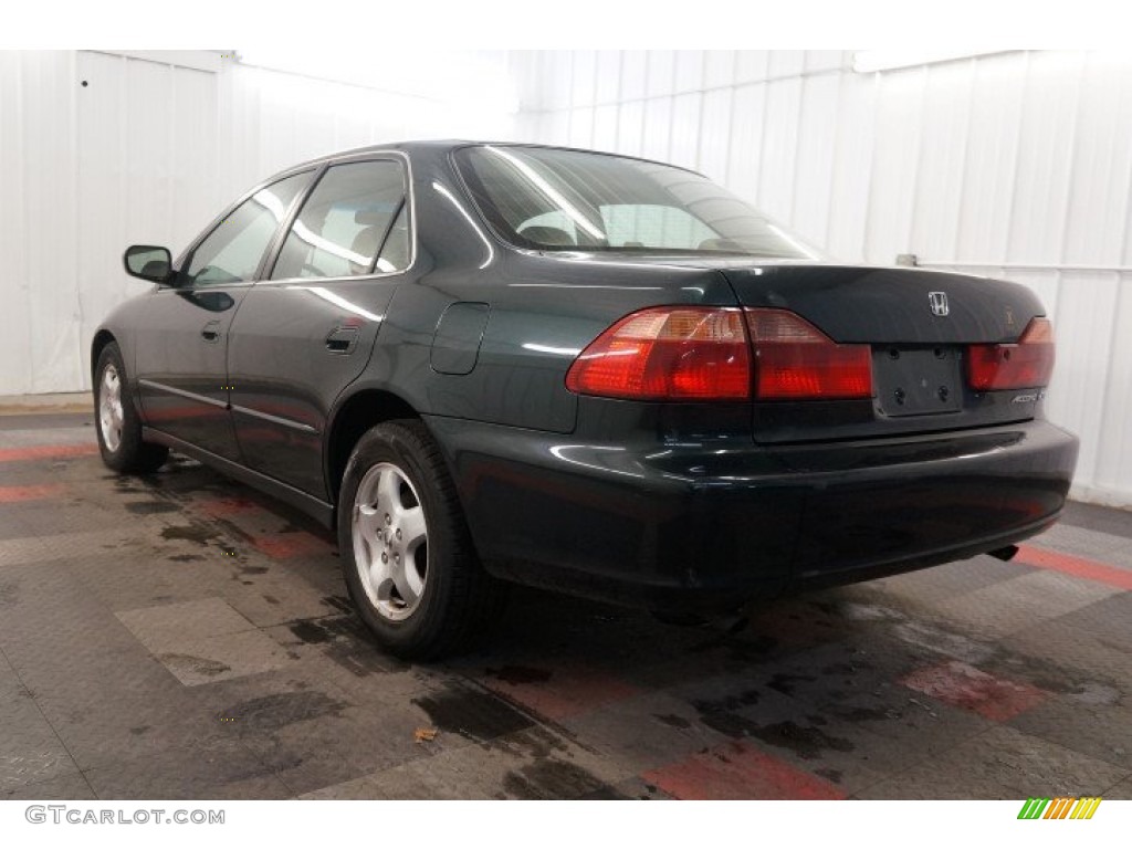 2000 Accord EX V6 Sedan - Dark Emerald Pearl / Ivory photo #10