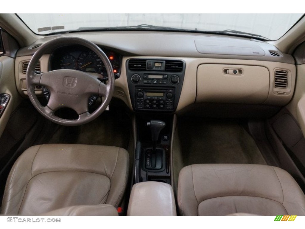 2000 Accord EX V6 Sedan - Dark Emerald Pearl / Ivory photo #22