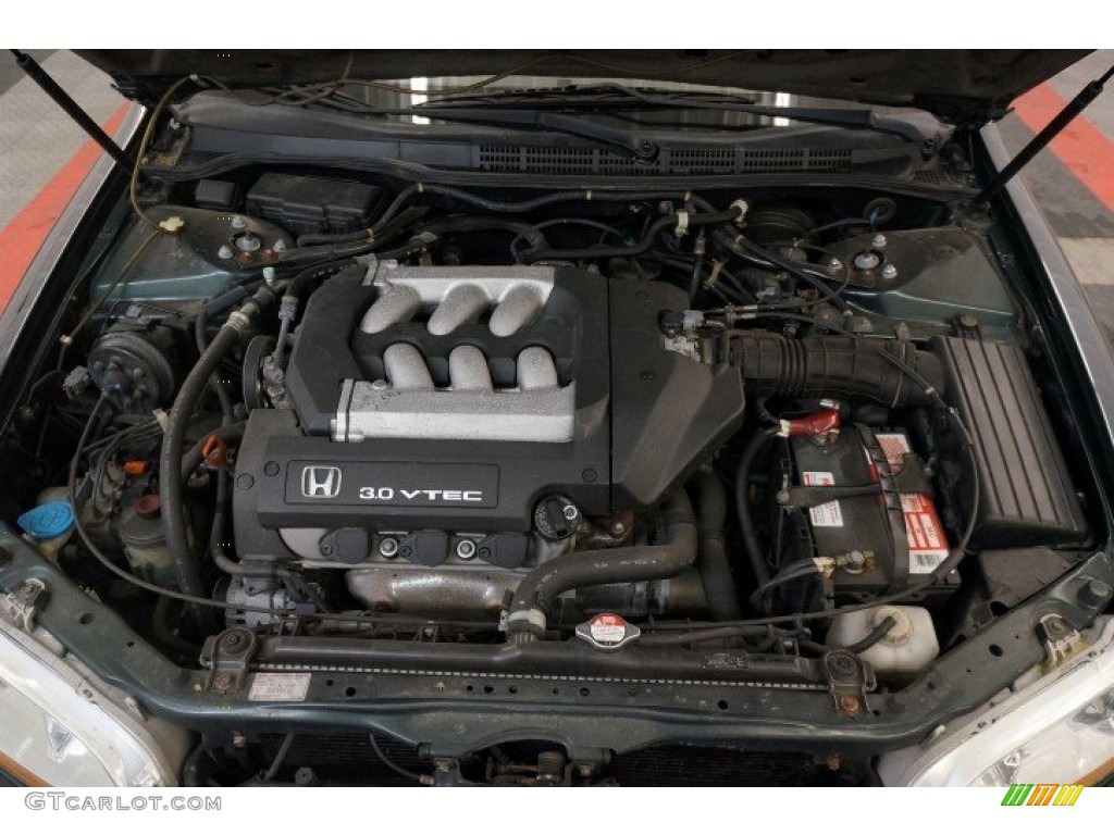 2000 Accord EX V6 Sedan - Dark Emerald Pearl / Ivory photo #30