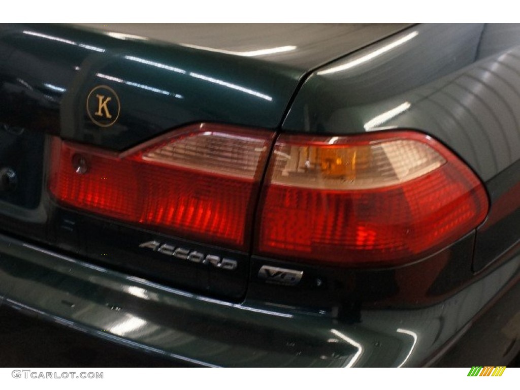 2000 Accord EX V6 Sedan - Dark Emerald Pearl / Ivory photo #48