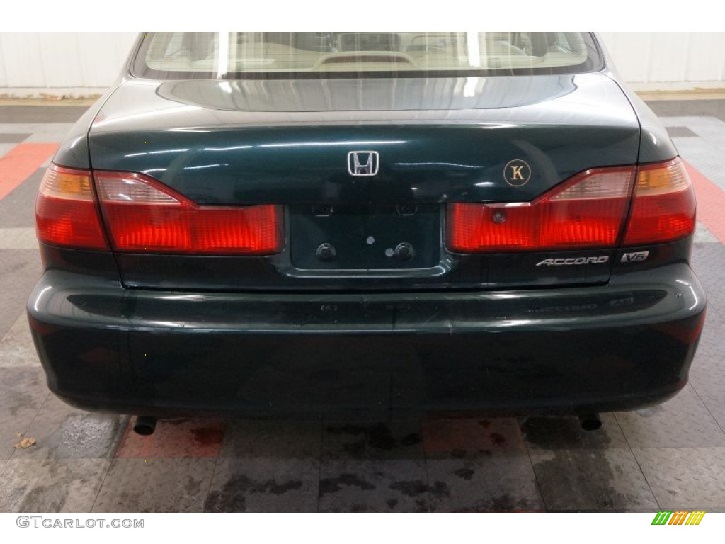 2000 Accord EX V6 Sedan - Dark Emerald Pearl / Ivory photo #52