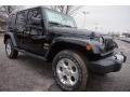 2015 Black Jeep Wrangler Unlimited Sahara 4x4  photo #4