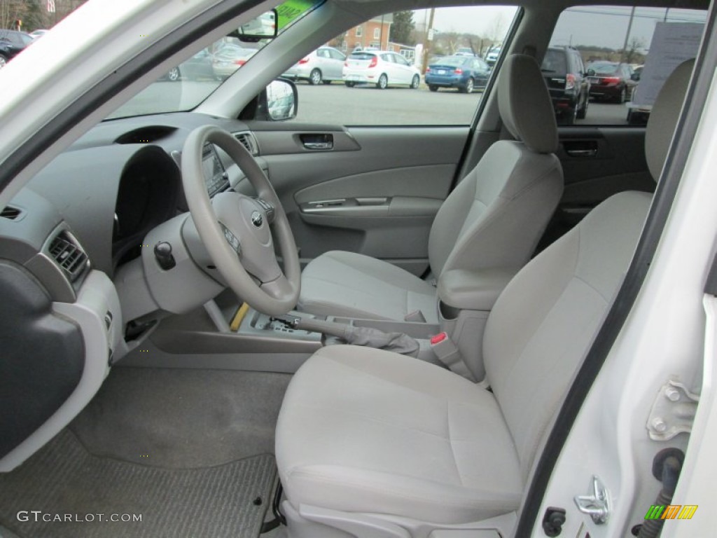 2009 Forester 2.5 XT - Satin White Pearl / Platinum photo #11