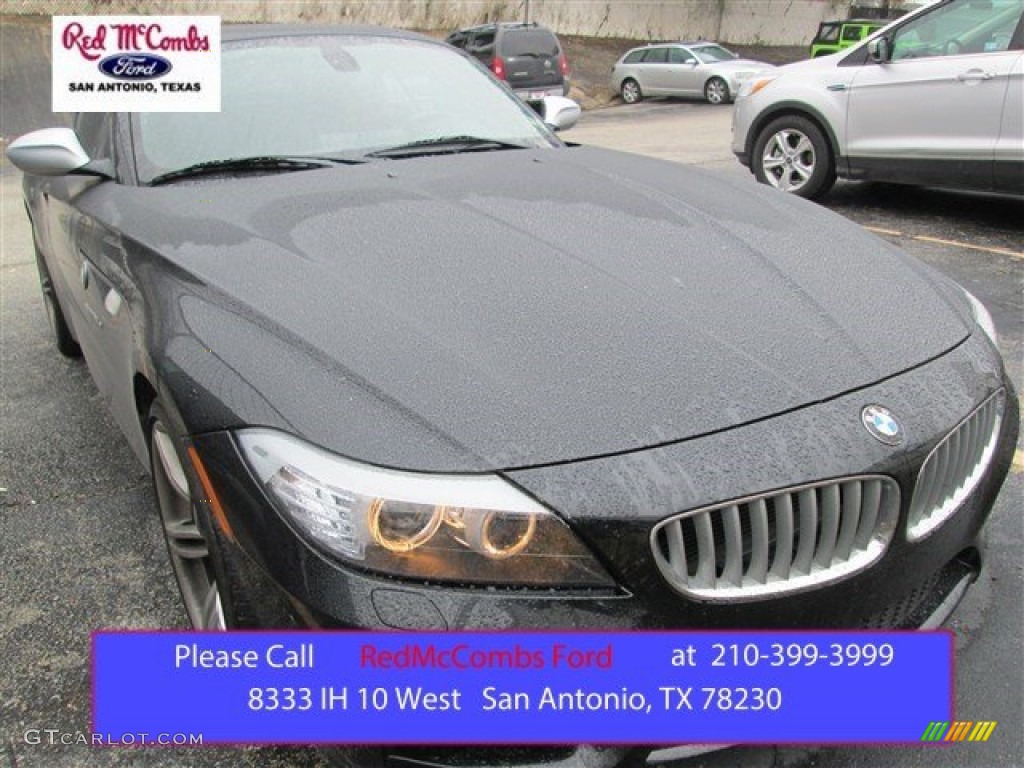 2012 Z4 sDrive35is - Jet Black / Black photo #1