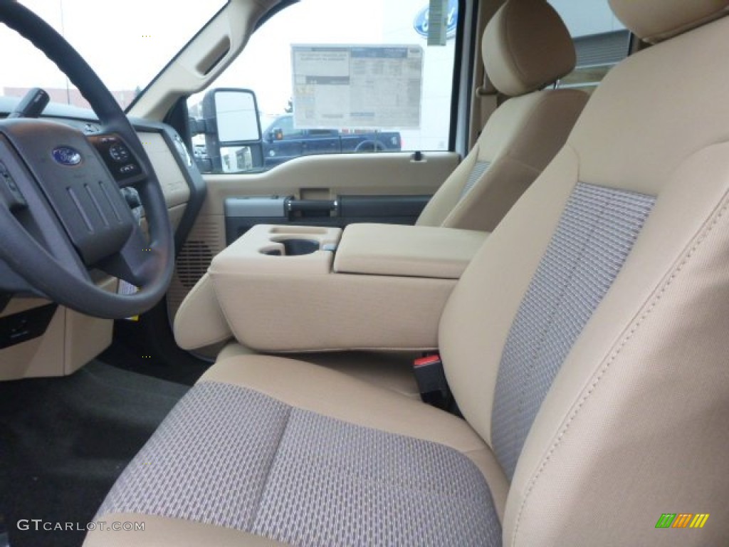 2015 Ford F350 Super Duty XL Super Cab 4x4 Front Seat Photo #100716686