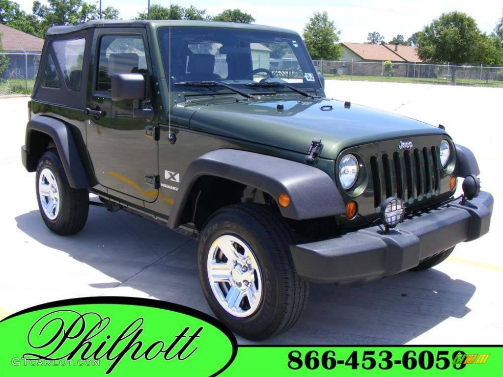 Jeep Green Metallic Jeep Wrangler