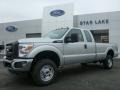 Ingot Silver - F350 Super Duty XL Super Cab 4x4 Photo No. 1