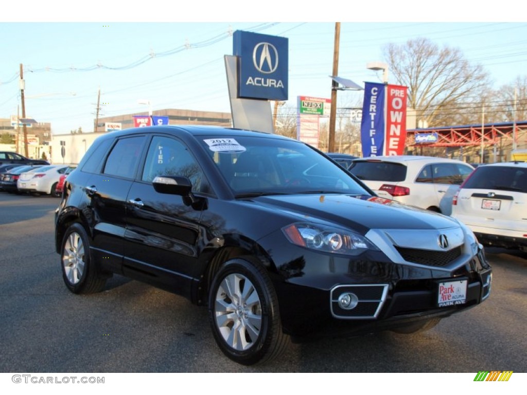 2012 RDX Technology SH-AWD - Crystal Black Pearl / Ebony photo #1