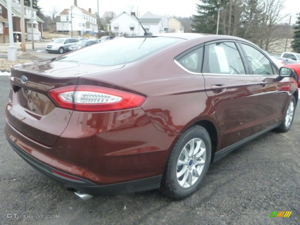 2015 Fusion S - Bronze Fire Metallic / Earth Gray photo #5