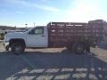 Summit White - Sierra 3500HD Work Truck Regular Cab Stake Truck Photo No. 3