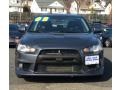 2008 Graphite Gray Pearl Mitsubishi Lancer Evolution GSR  photo #8