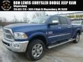 Blue Streak Pearl - 3500 Laramie Mega Cab 4x4 Photo No. 1