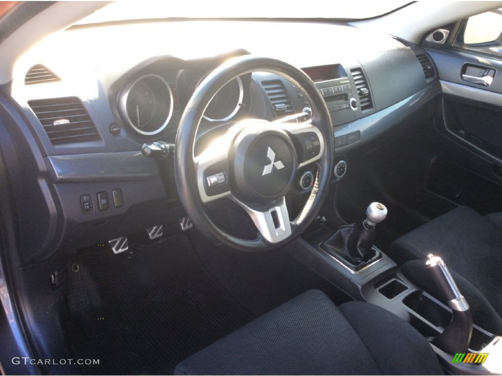 2008 Lancer Evolution GSR - Graphite Gray Pearl / Black photo #11