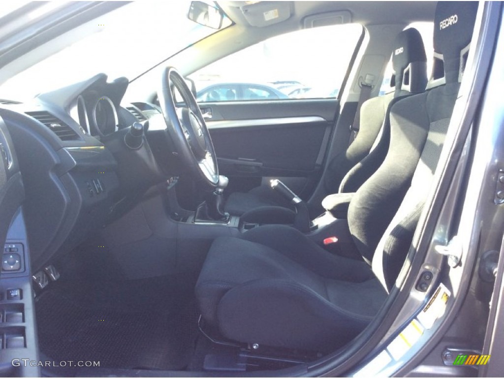 2008 Lancer Evolution GSR - Graphite Gray Pearl / Black photo #12