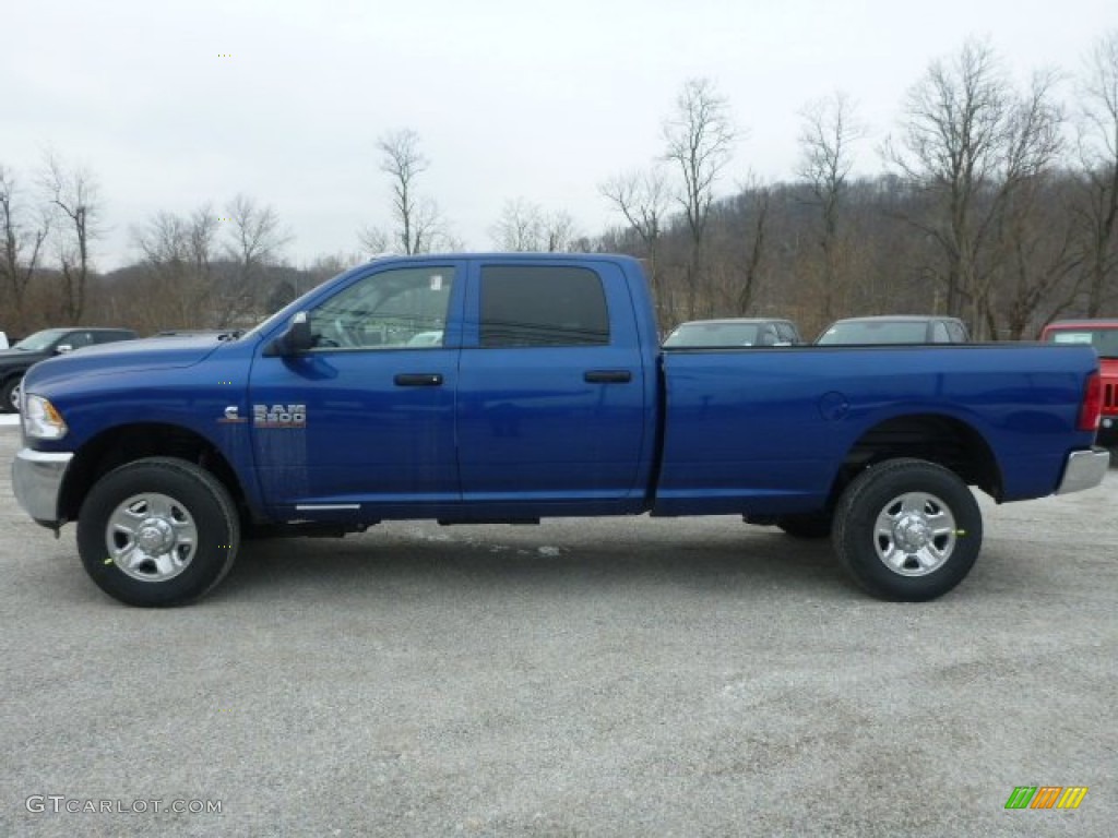 Blue Streak Pearl 2015 Ram 2500 Tradesman Crew Cab 4x4 Exterior Photo #100722779
