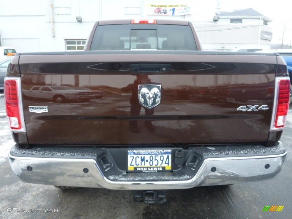 2015 2500 Laramie Crew Cab 4x4 - Western Brown / Canyon Brown/Light Frost Beige photo #4