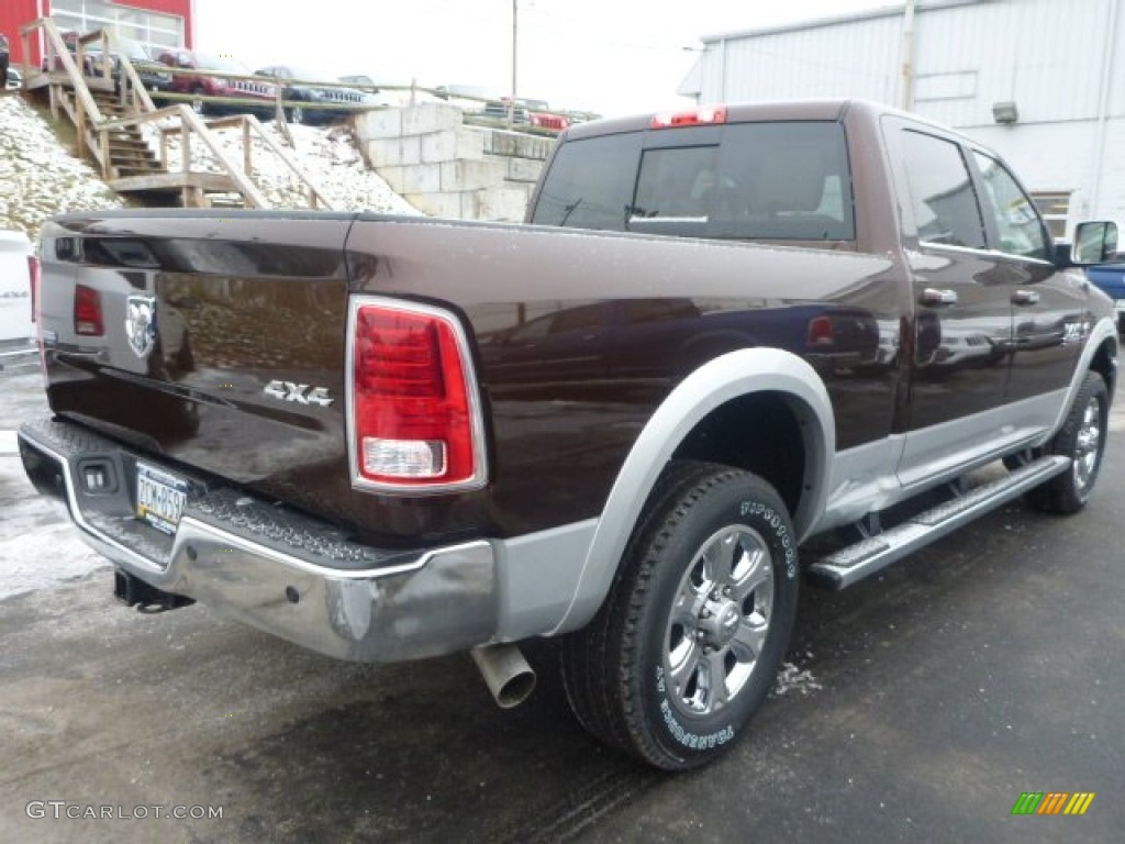 2015 2500 Laramie Crew Cab 4x4 - Western Brown / Canyon Brown/Light Frost Beige photo #5