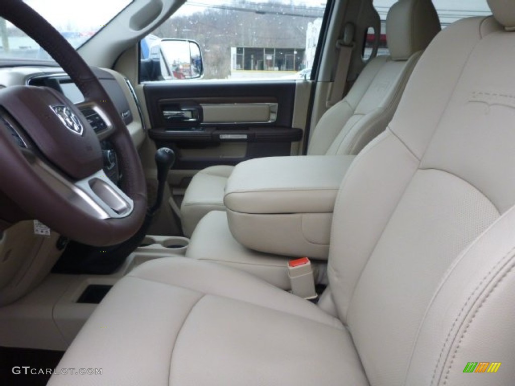 2015 2500 Laramie Crew Cab 4x4 - Western Brown / Canyon Brown/Light Frost Beige photo #10