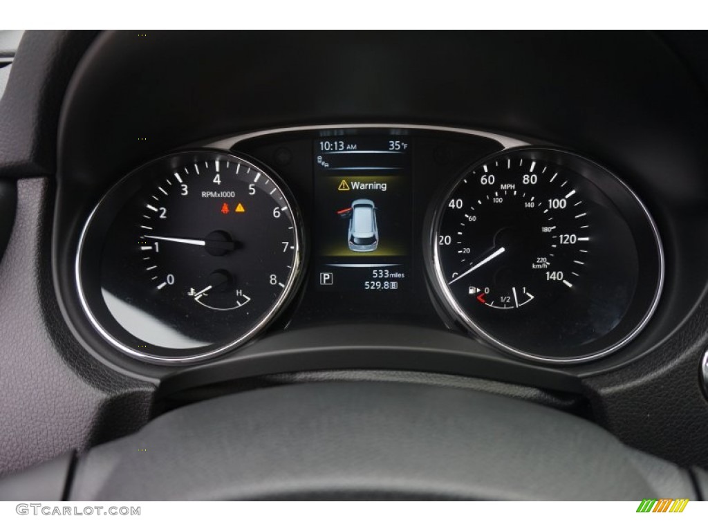 2015 Nissan Rogue SV Gauges Photo #100723901