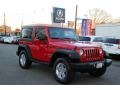 Flame Red 2011 Jeep Wrangler Sport 4x4