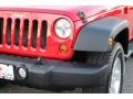 2011 Flame Red Jeep Wrangler Sport 4x4  photo #29