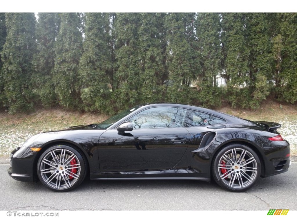 Black 2014 Porsche 911 Turbo Coupe Exterior Photo #100727564