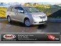 2015 Creme Brulee Mica Toyota Sienna XLE AWD  photo #1