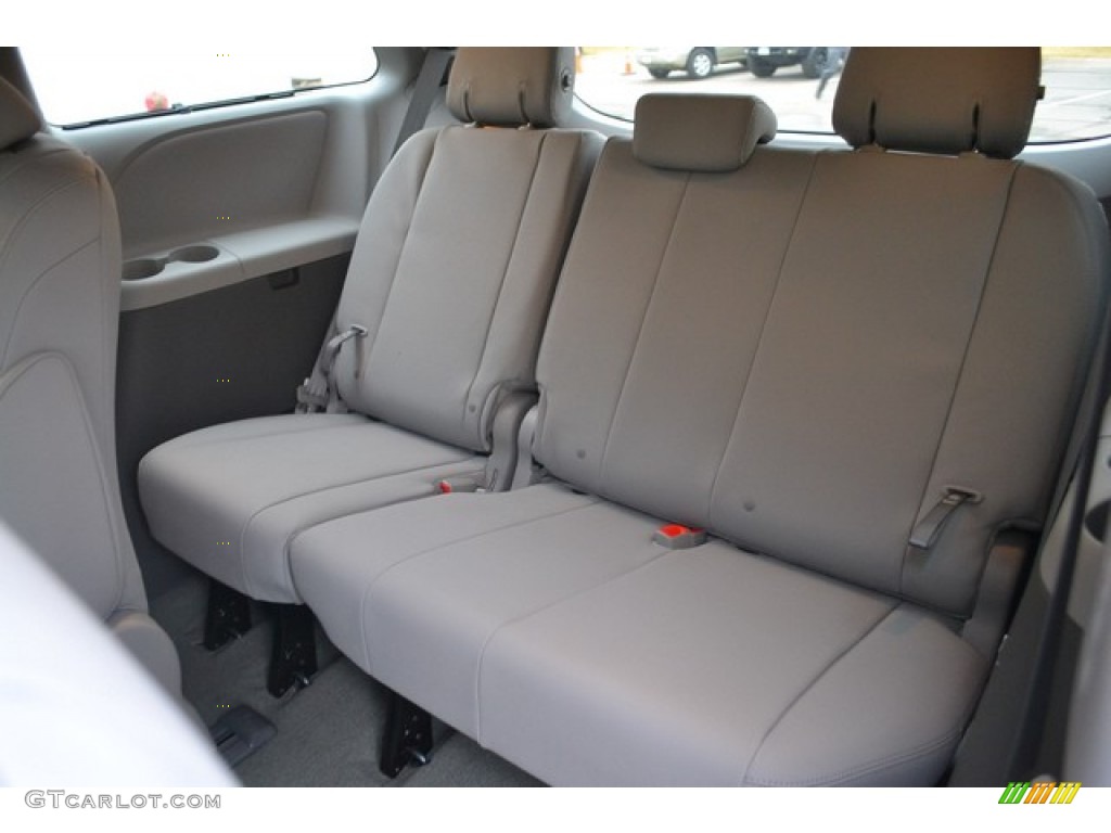 2015 Toyota Sienna XLE AWD Rear Seat Photo #100728143