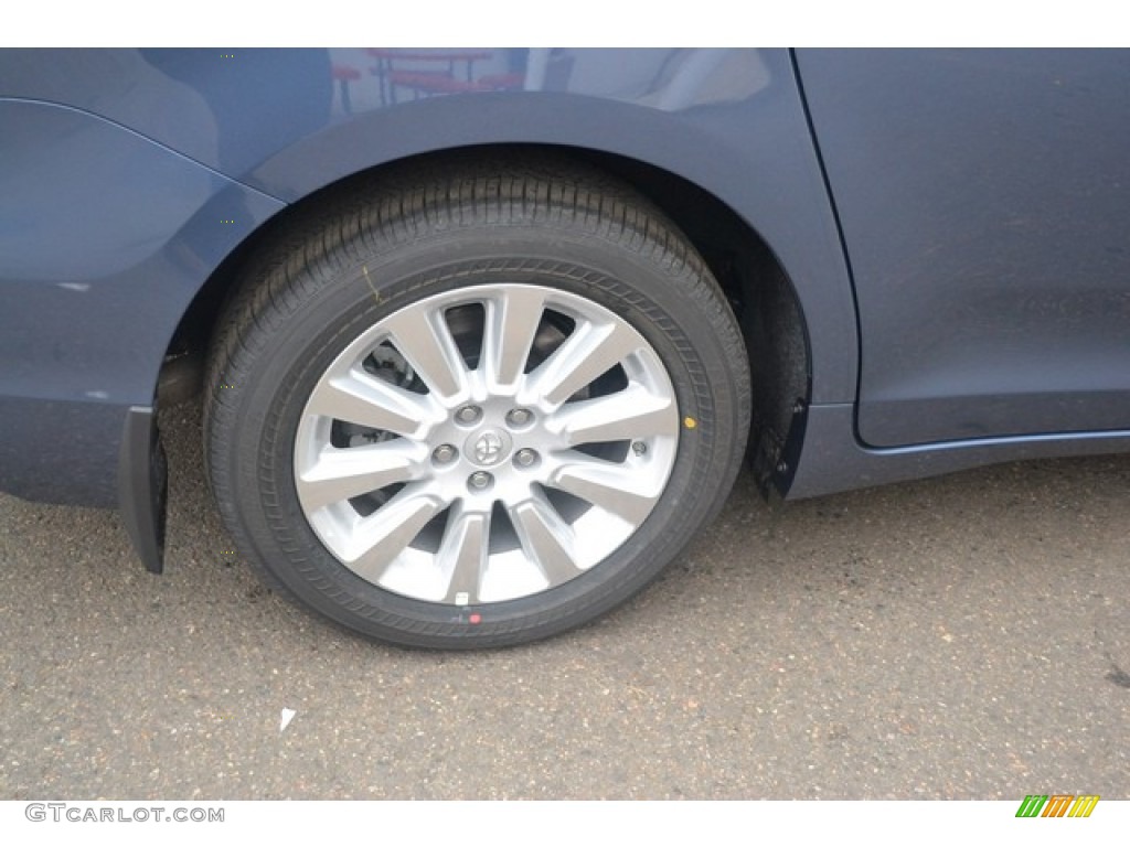 2015 Sienna XLE AWD - Shoreline Blue Pearl / Ash photo #11