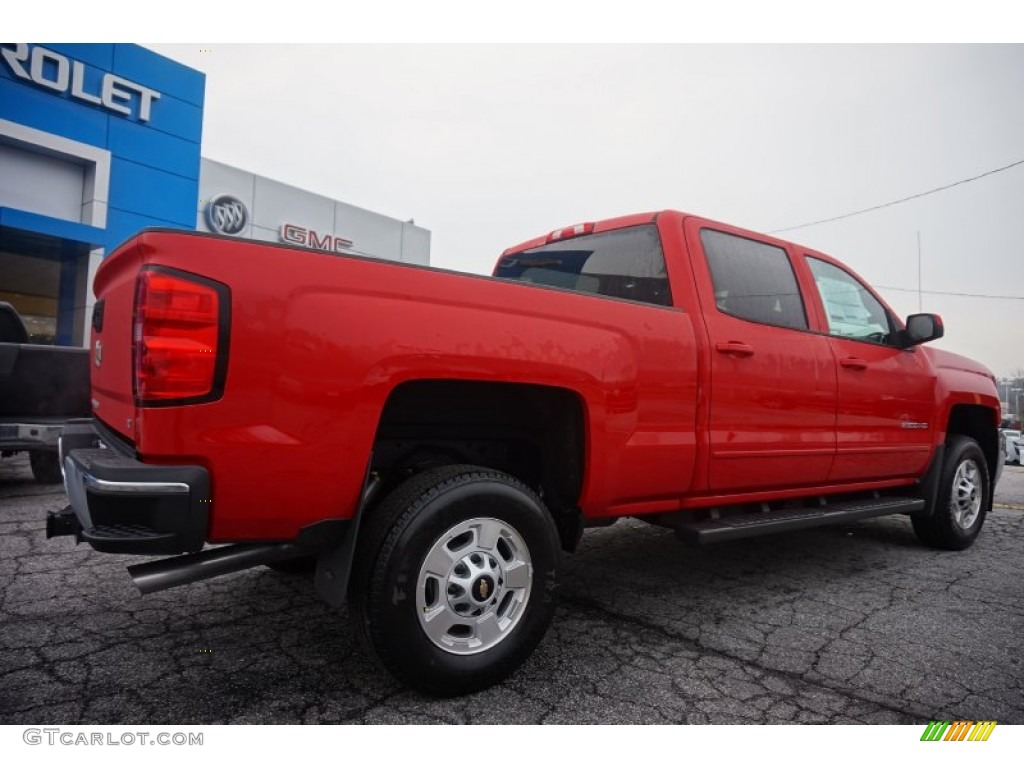 2015 Silverado 2500HD LT Crew Cab - Victory Red / Jet Black photo #7