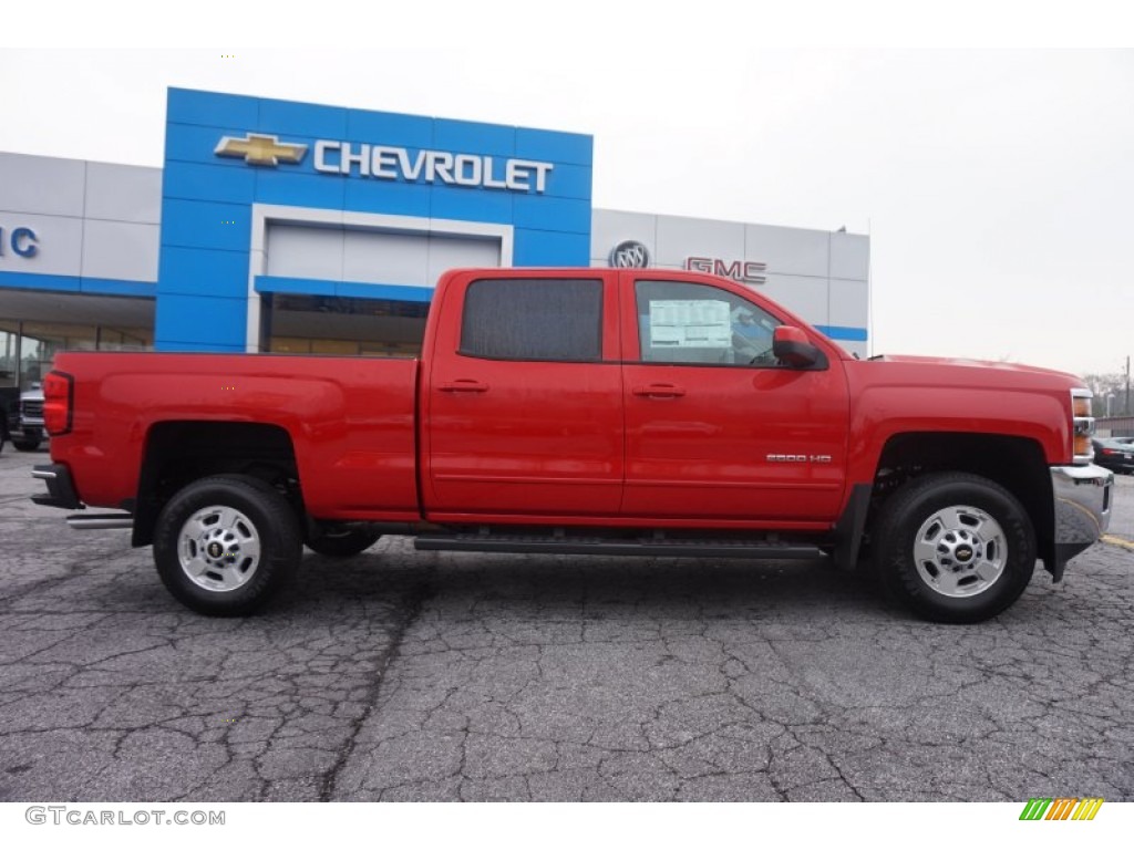 2015 Silverado 2500HD LT Crew Cab - Victory Red / Jet Black photo #8