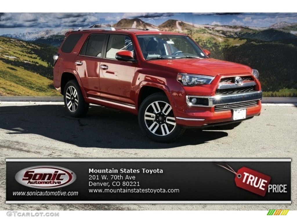 2015 4Runner Limited 4x4 - Barcelona Red Metallic / Black photo #1