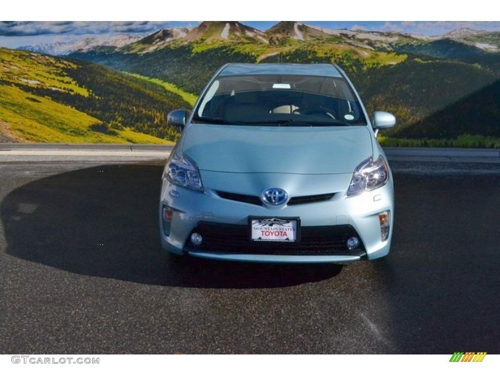 2015 Prius Five Hybrid - Sea Glass Pearl / Bisque photo #2