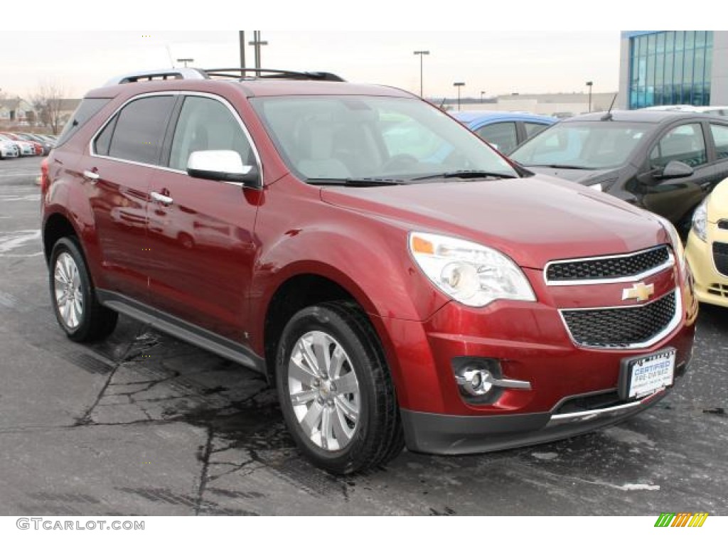 2010 Equinox LTZ - Cardinal Red Metallic / Jet Black/Light Titanium photo #2