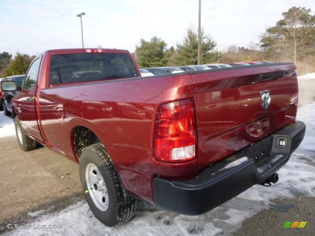 Deep Cherry Red Crystal Pearl 2015 Ram 1500 Tradesman Regular Cab 4x4 Exterior Photo #100732250